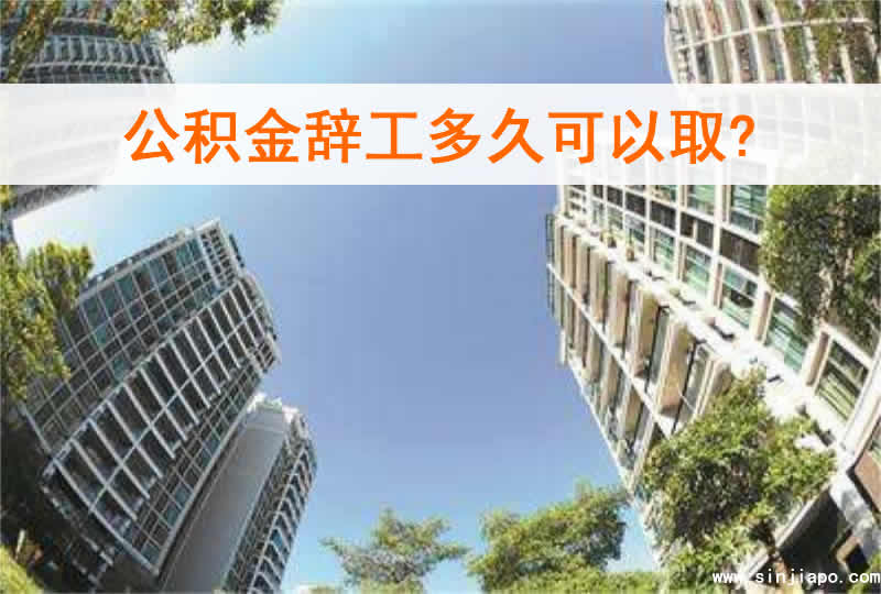 公积金辞工多久可以取